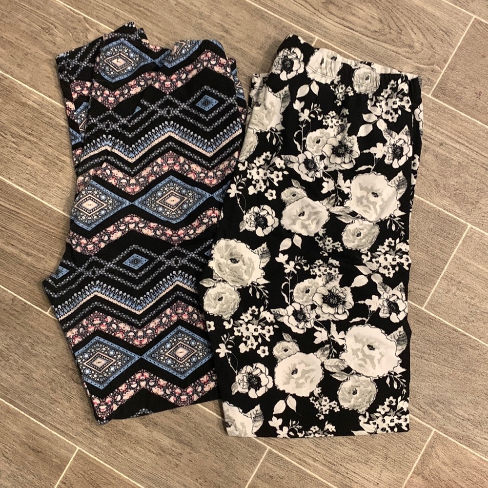 Derek Heart printed leggings 2XL